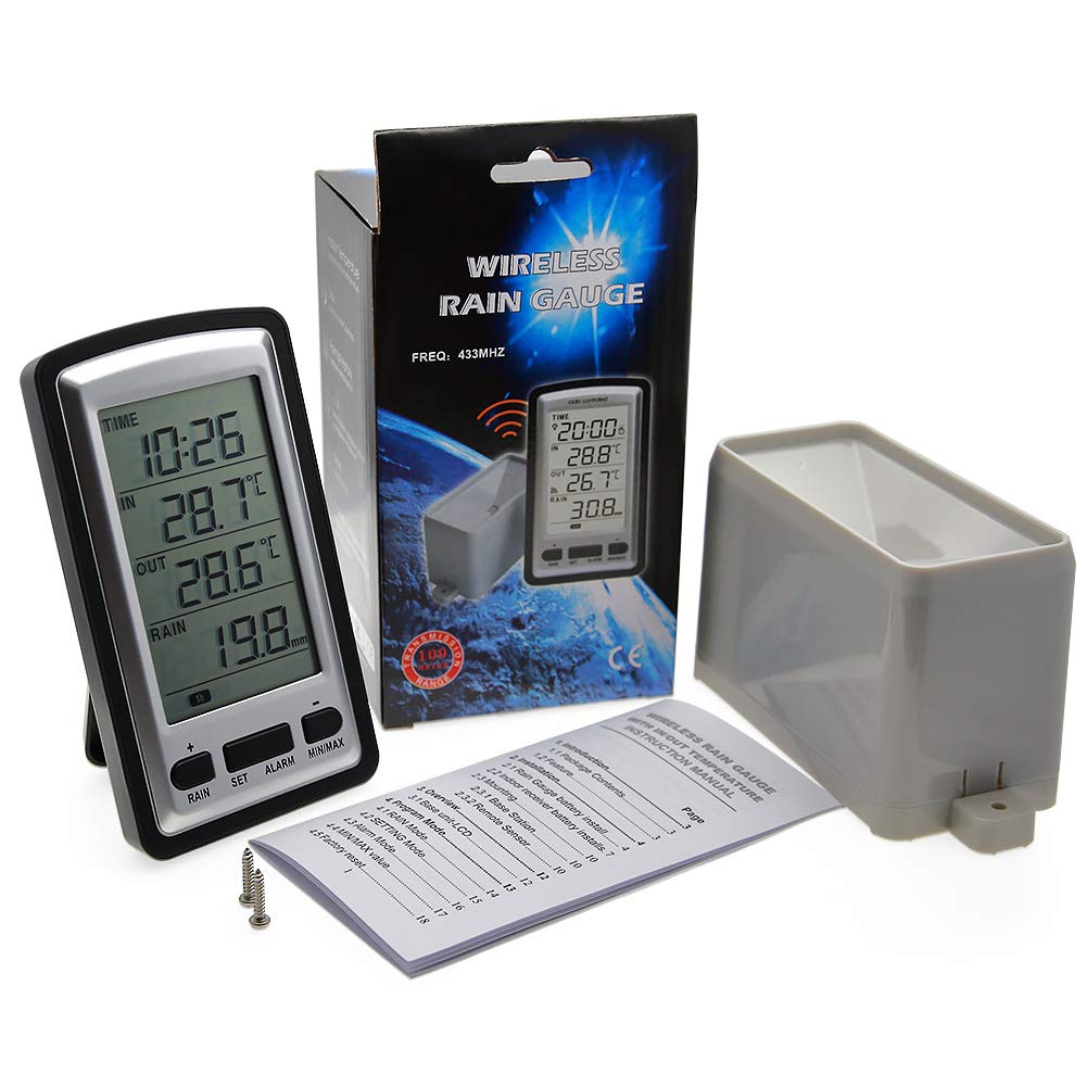 Rain Gauge Weather Station Wireless - The Shopsite