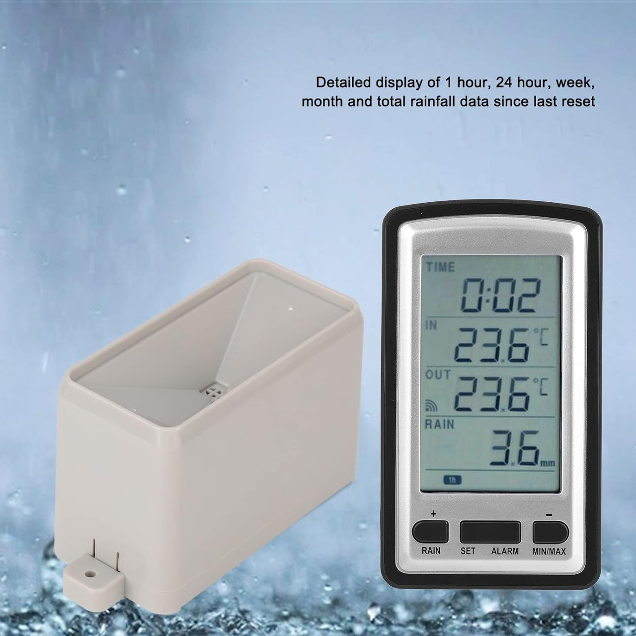 Rain Gauge Weather Station Wireless