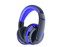 Thumbnail for Wireless Headphones Wireless Bluetooth Music Headphones With Mic Noise Canceling - Blue - The Shopsite