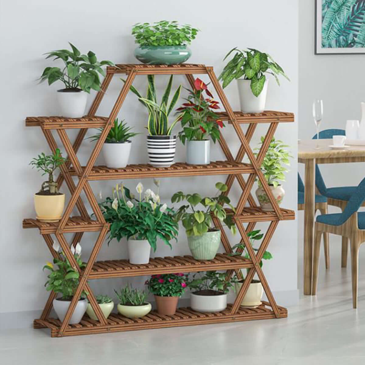 Flower Pot Plant Pot Stand Rack