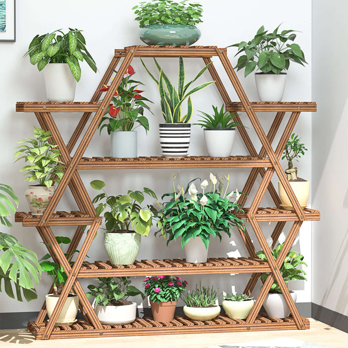 Flower Pot Plant Pot Stand Rack