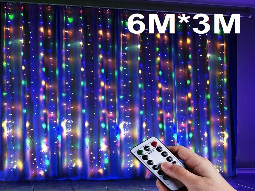 Curtain Light 3*6m RGB 600LEDs