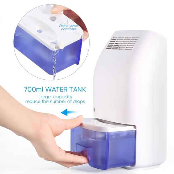 Dehumidifier 700ml Air Purifier