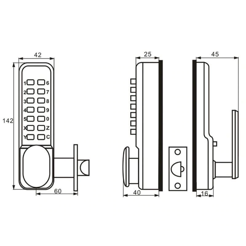 Security Keyless Door lock