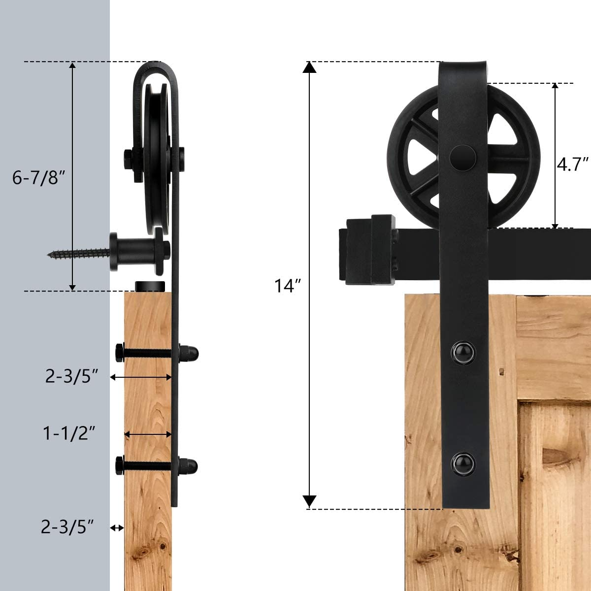 Barn door Hardware 2M