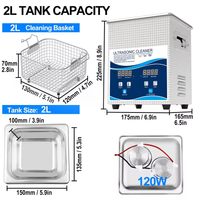 Thumbnail for Ultrasonic Cleaner 2L Heating Function 60W