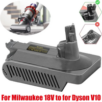 Thumbnail for Milwaukee M18 18V Battery Adapter Converter To Dyson V10 Battery