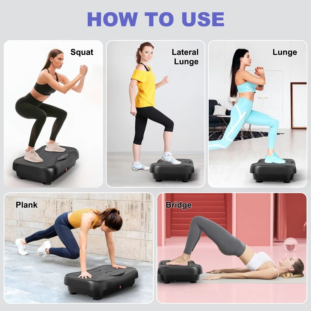 Vibration Plate Exercise Machine