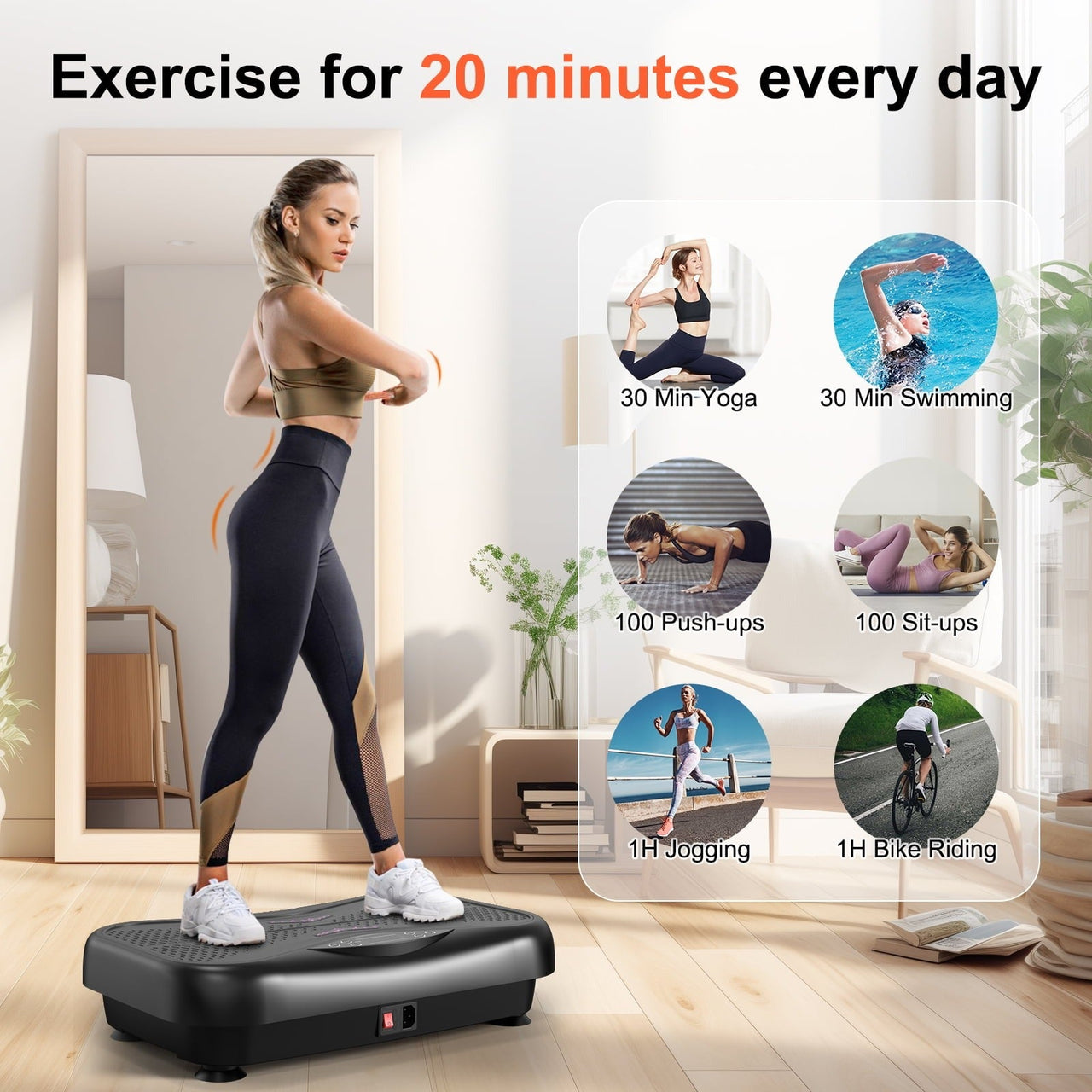 Vibration Plate Exercise Machine