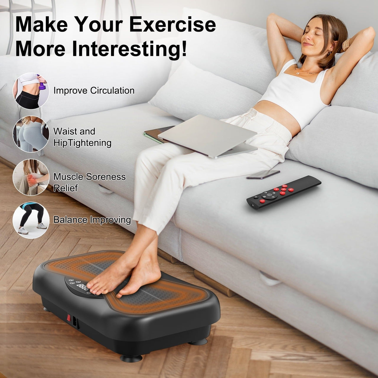 Vibration Plate Exercise Machine