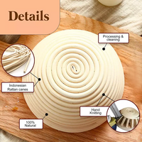 Thumbnail for Bread Proofing Basket Set, Banneton Bowl