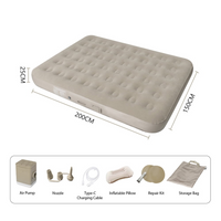 Thumbnail for Queen Size Air Bed Inflatable Mattress with Built-in Pump