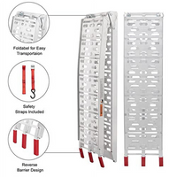 Thumbnail for Aluminum Folding Ramp ATV Mower Loading Ramp
