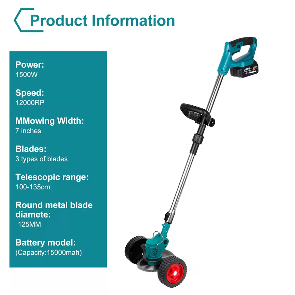 Lawn Mower Cordless Grass Trimmer Weed Eater