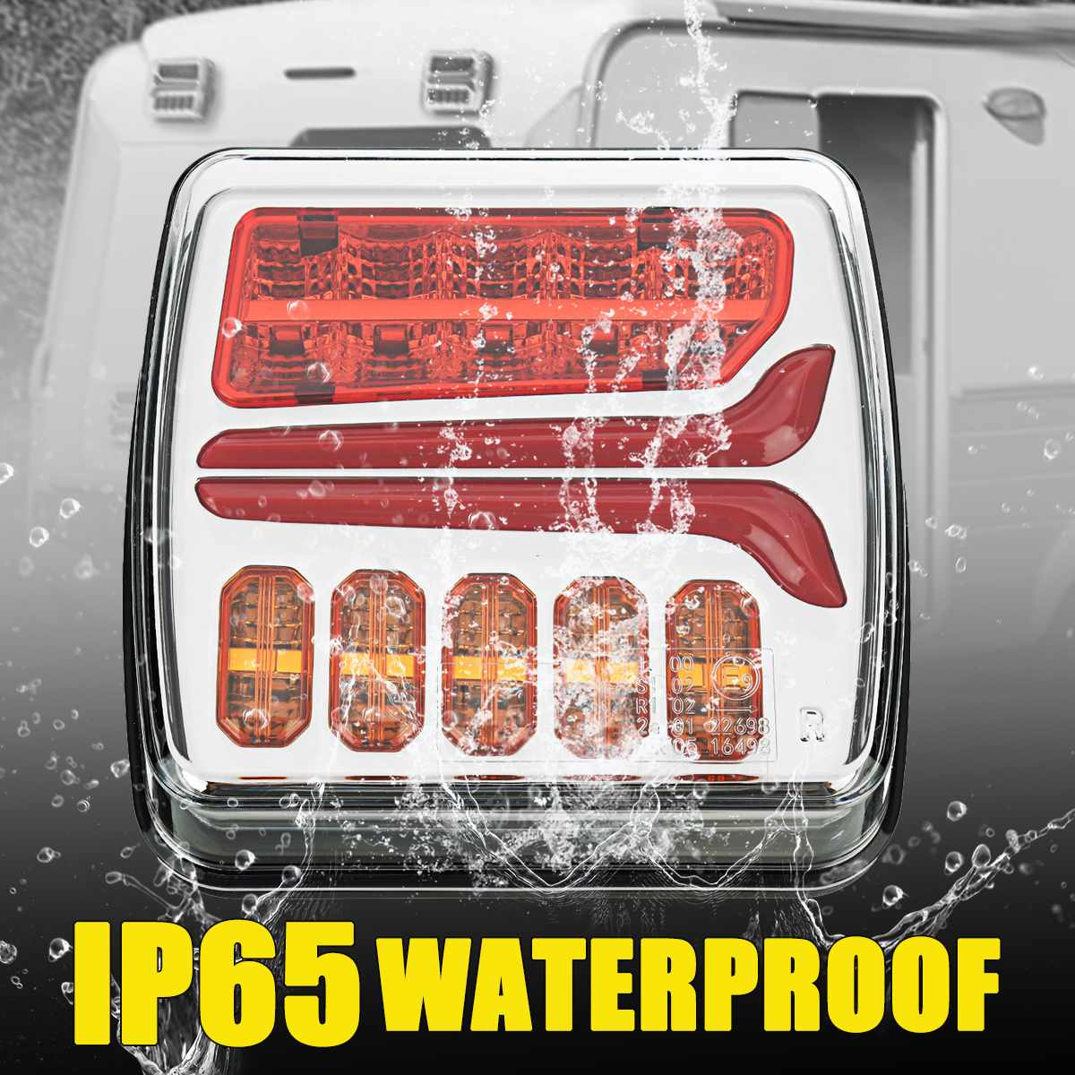 Trailer Light Magnetic Wireless LED Trailer Truck Tail Lights