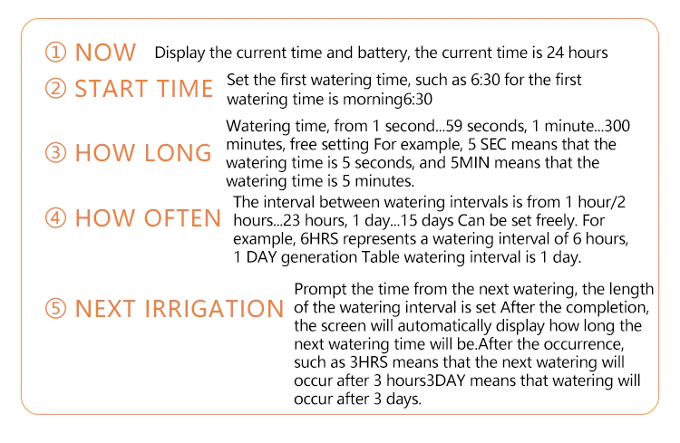 Water Irrigation Timer Digital