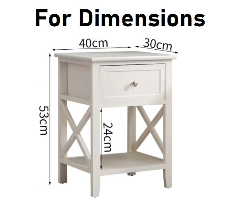 Bedside Table Nightstands with Drawer