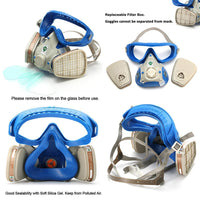 Thumbnail for Respirator Mask With Safety Glasses