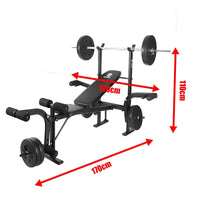 Thumbnail for Adjustable FID Sit Up & Weight Bench