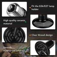 Thumbnail for Reptile Light Ceramic Heat Lamp 200W