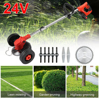 Thumbnail for Cordless Push Weed Eater and Grass Trimmer Lawn Mower