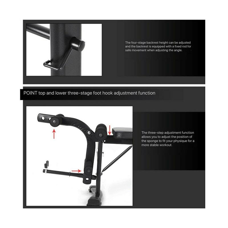 Adjustable FID Sit Up & Weight Bench