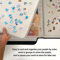 Thumbnail for Puzzle Board Craft Board Game Table Jigsaw Game Table