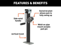 Thumbnail for Trailer Jack Heavy Duty 800KG