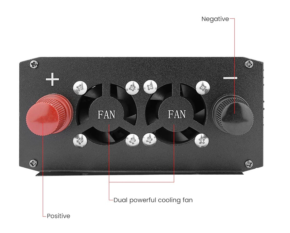 Pure Sine wave Inverter 2000W 12V to 230V