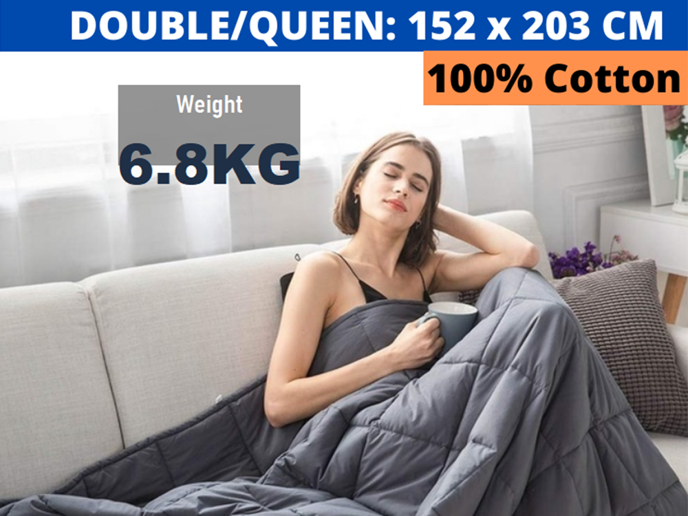 6.8kg Weighted blanket 152 x 203cm