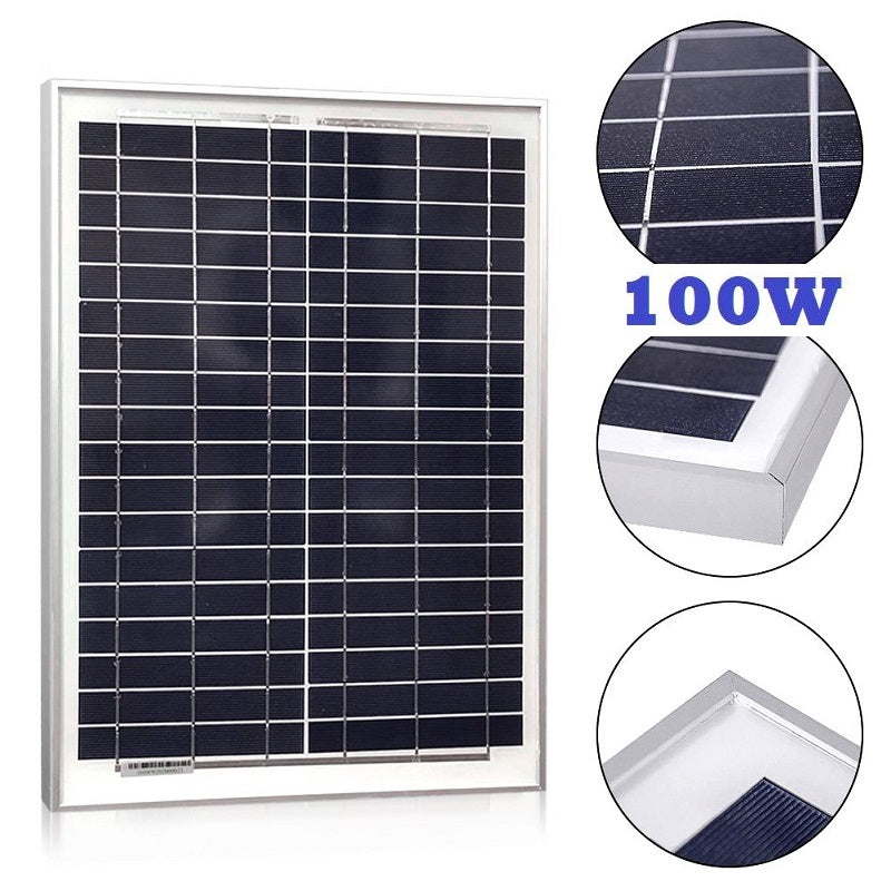 100W Solar Panel High-quality Poly crystalline silicon solar cell