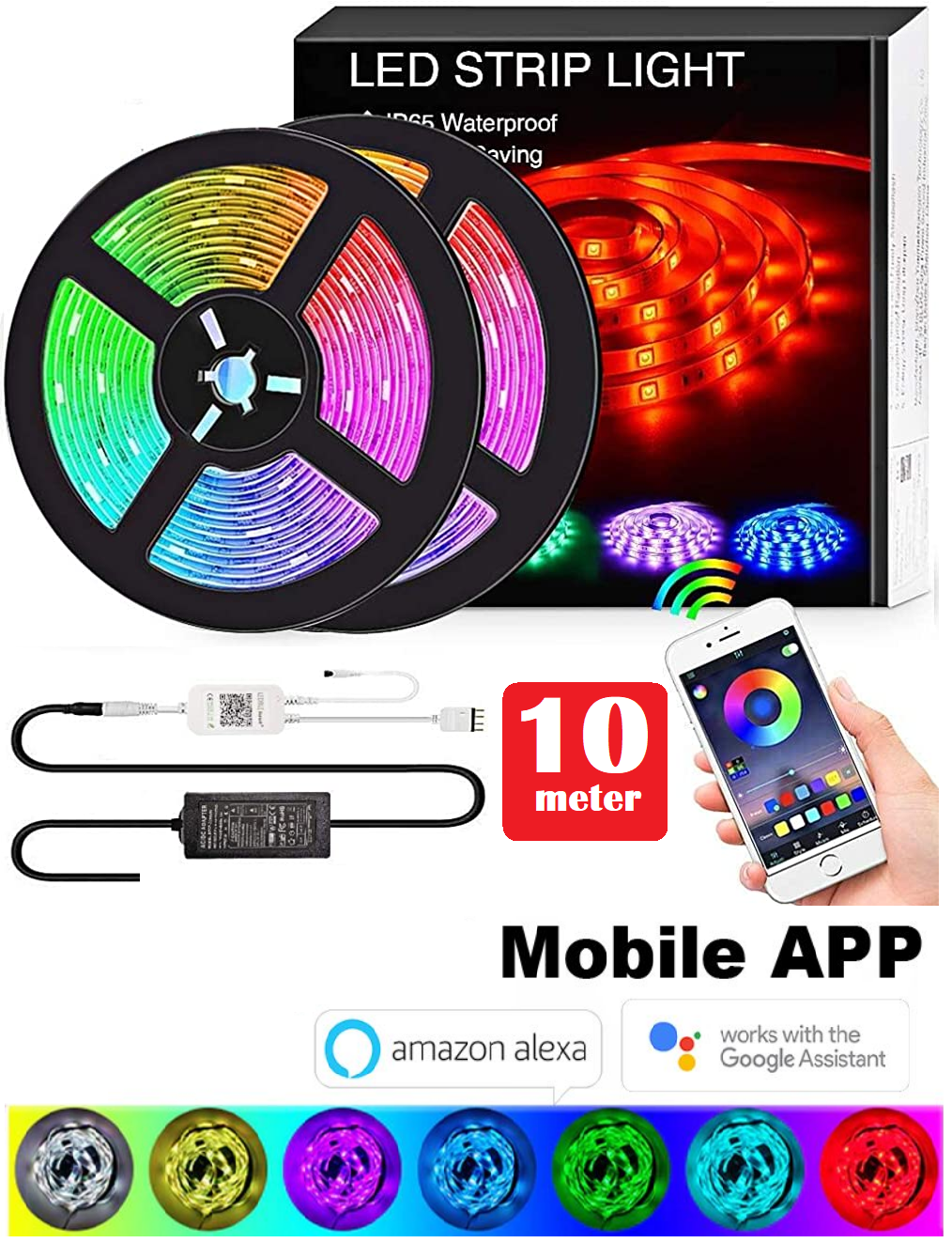 LED strip Light RGB 10M App Control