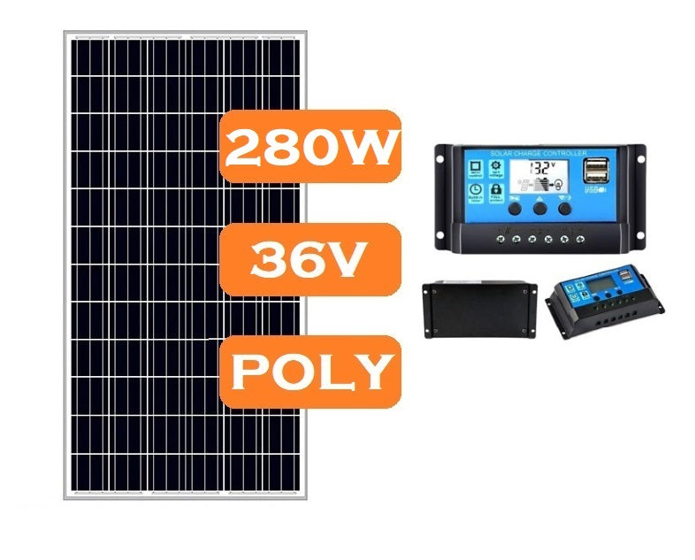 280W Solar Panel with Solar Controller