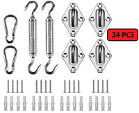 Thumbnail for Sun Shade Sail 5m*5m with hardware kit