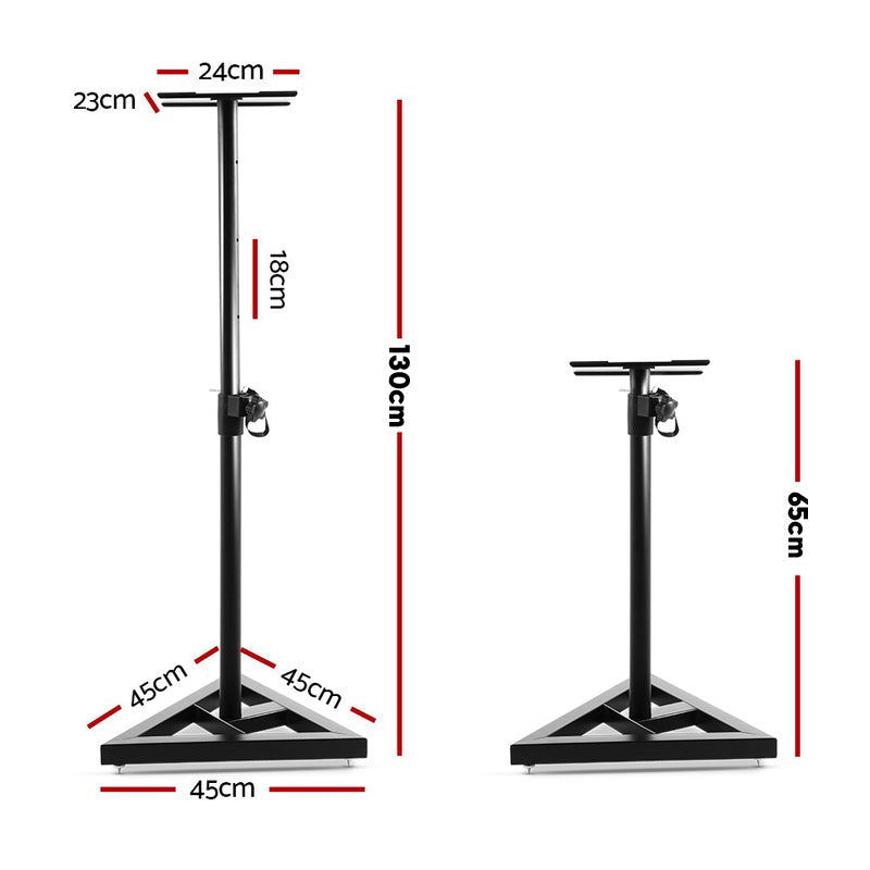 Speaker Stand Adjustable Height Mount Studio Home - Homyspire NZ