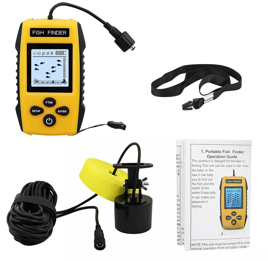 Sonar LCD Fish Finder Fishing Tools Echo Sounder for Fishing