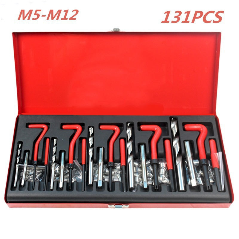 Helicoil Type Thread Repair Kit 131 Piece