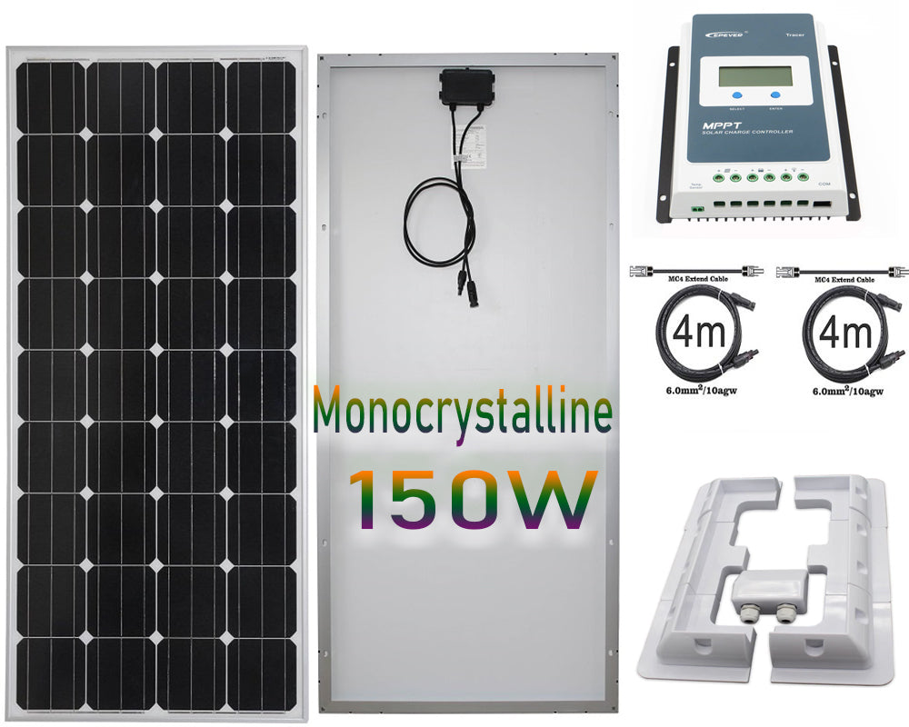 150W Solar Panel MPPT Solar Controller KIT