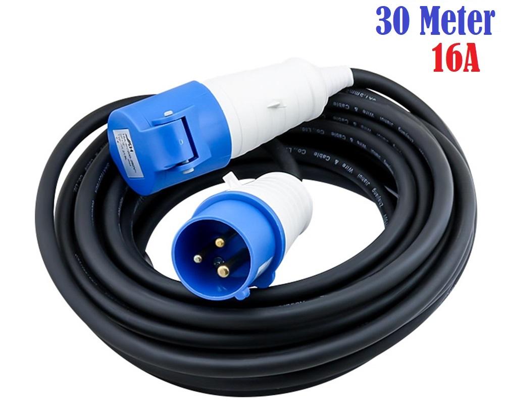 16 amp Extension 30m Motorhome Caravan Camping Hookup fly Caravan Lead