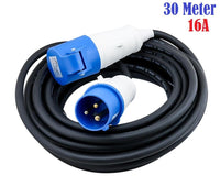 Thumbnail for 16 amp Extension 30m Motorhome Caravan Camping Hookup fly Caravan Lead