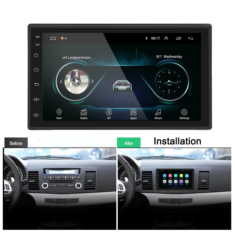 Car Stereo System Touch Screen with GPS + Reverse camera