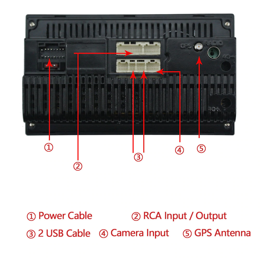 Car Stereo System Touch Screen with GPS + Reverse camera