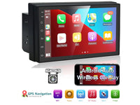 Thumbnail for Car Stereo System Touch Screen with GPS + Reverse camera