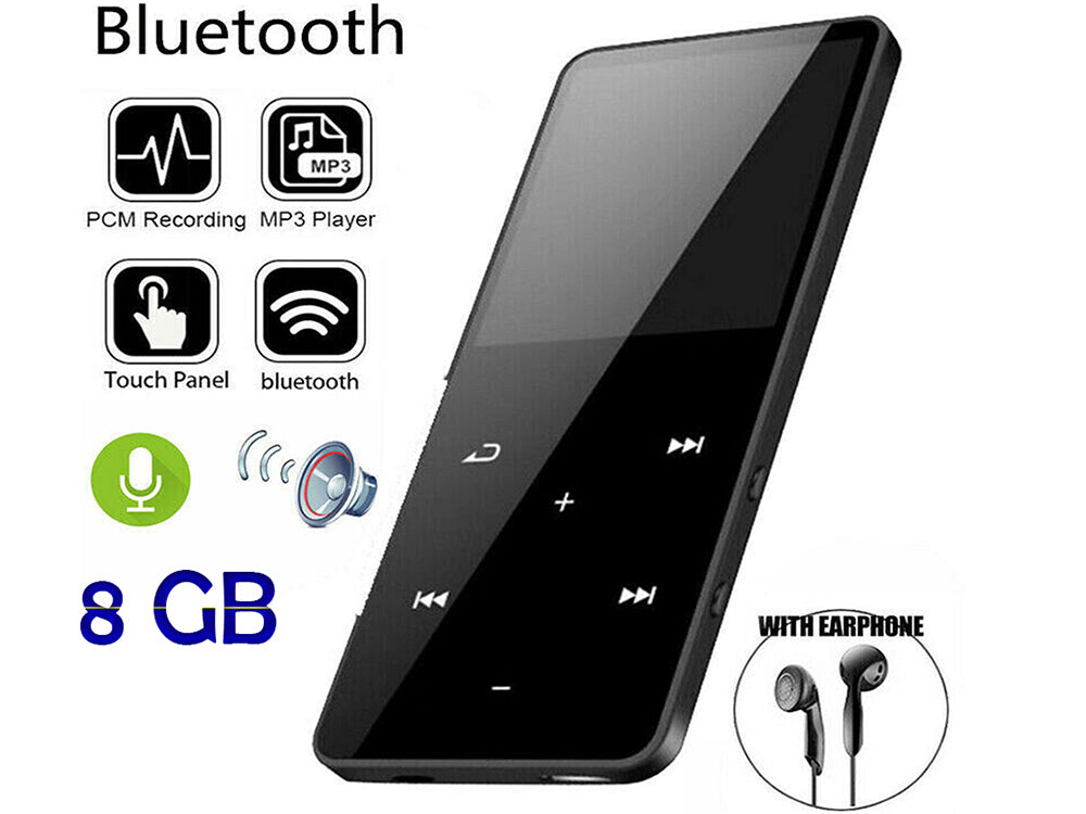 MP3 Player 8GB With Bluetooth