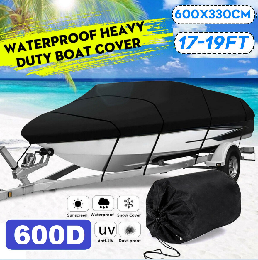 Boat Cover 600D Boat 17-19FT