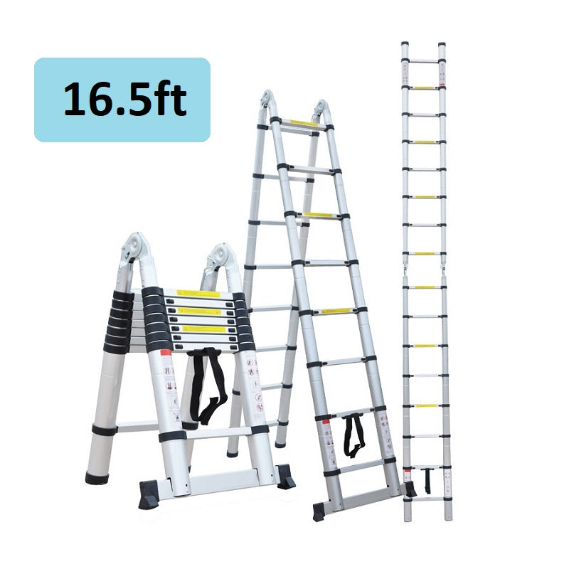 Telescopic Ladder 5m Multi-Purpose Aluminium Telescoping