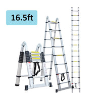 Thumbnail for Telescopic Ladder 5m Multi-Purpose Aluminium Telescoping