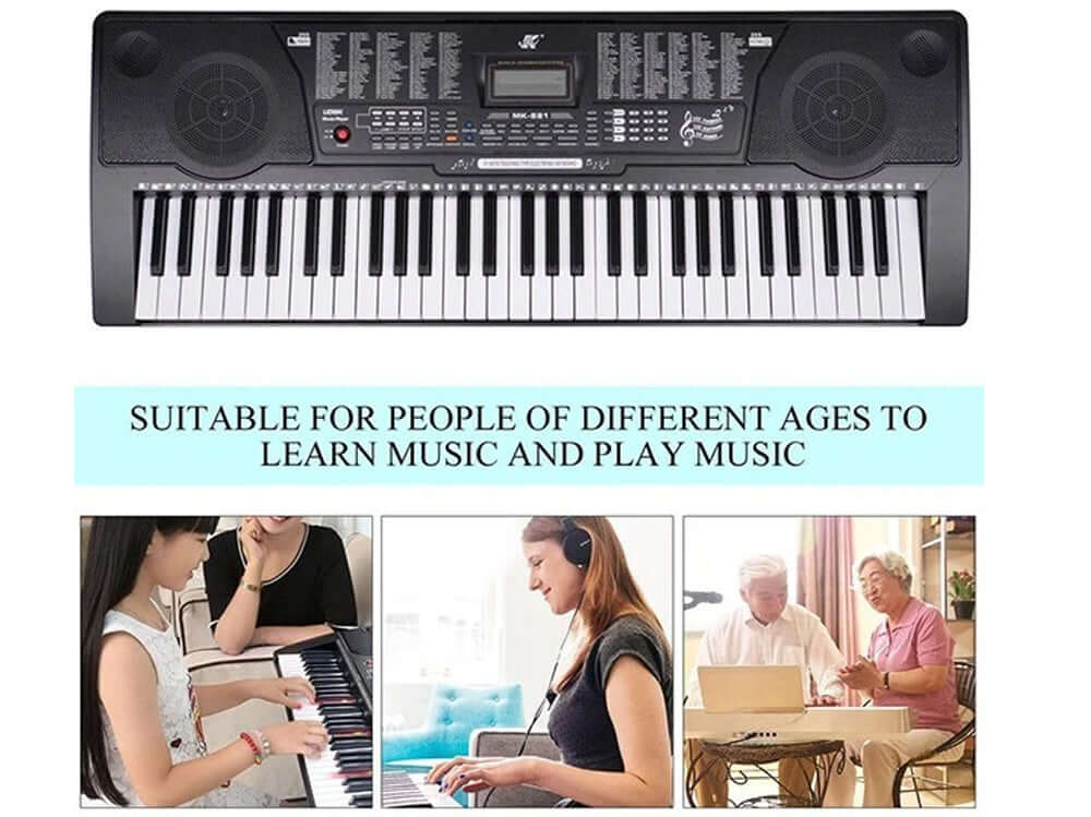 61 Key Electronic Keyboard Piano - Homyspire NZ