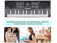 Thumbnail for Electric Keyboard Piano 61-Key LCD Display With USB - Homyspire NZ