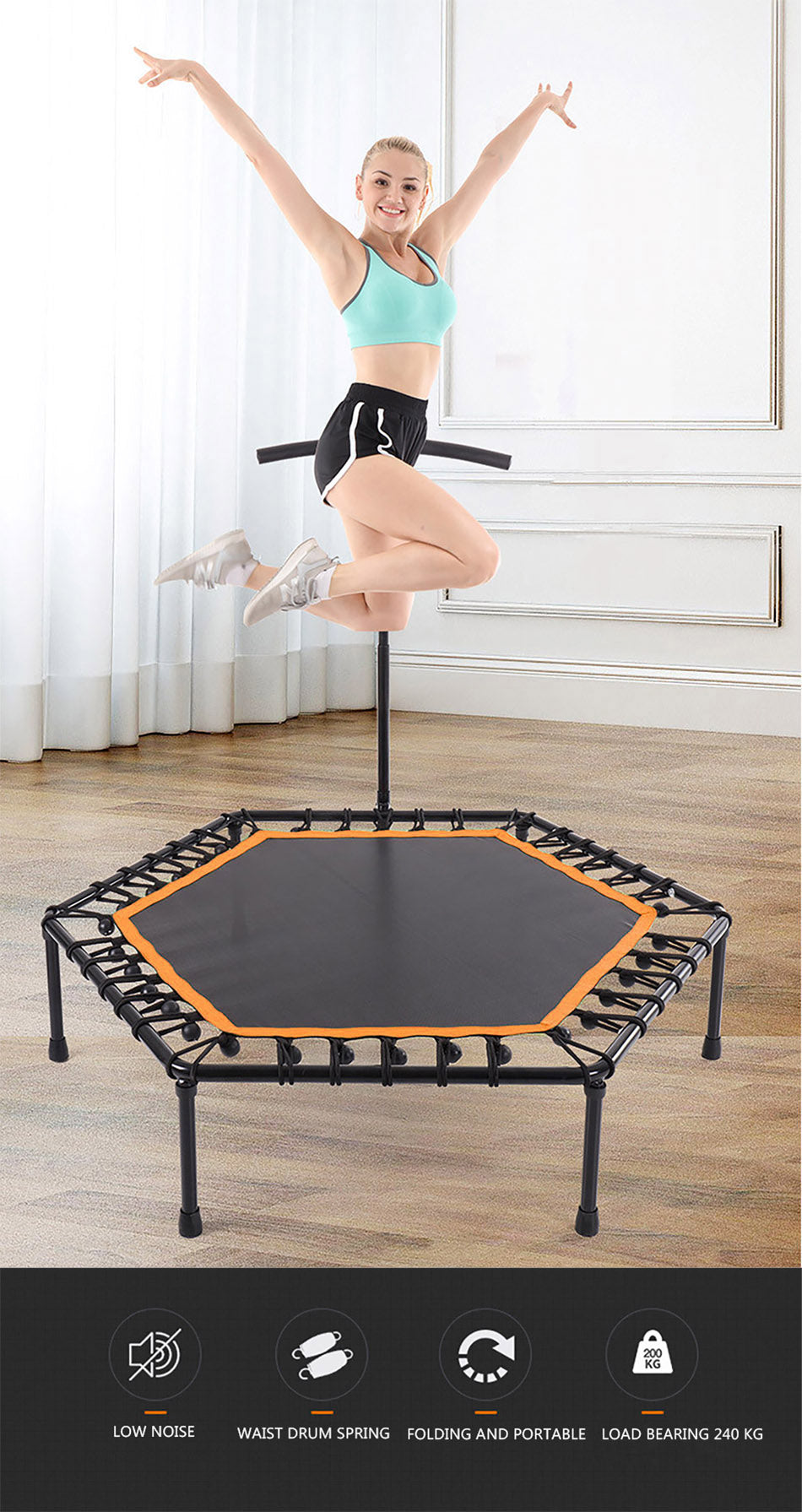 Mini Trampoline Rebounder